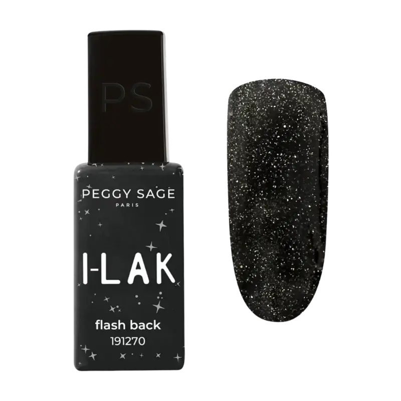 Geprüft Peggy Sage I-Lak Semi-Permanent Nail Lacquer 11ml Flash Black