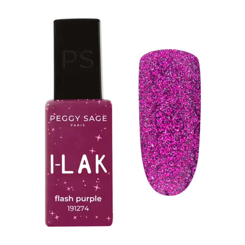 Peggy Sage I-Lak Semi-Permanent Nail Lacquer 11ml Flash Purple Direktkauf