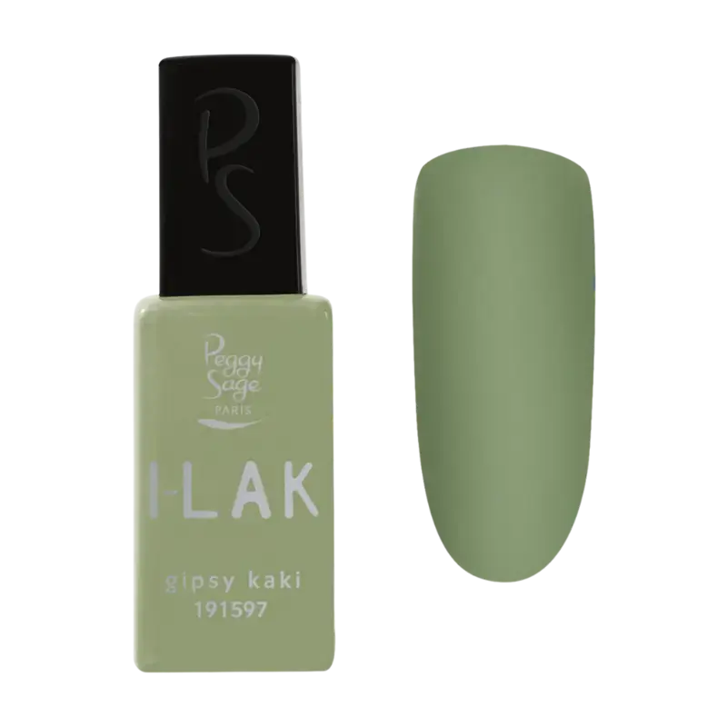 Zertifiziert Peggy Sage I-Lak Semi-Permanent Nail Lacquer 11ml Gipsy Kaki