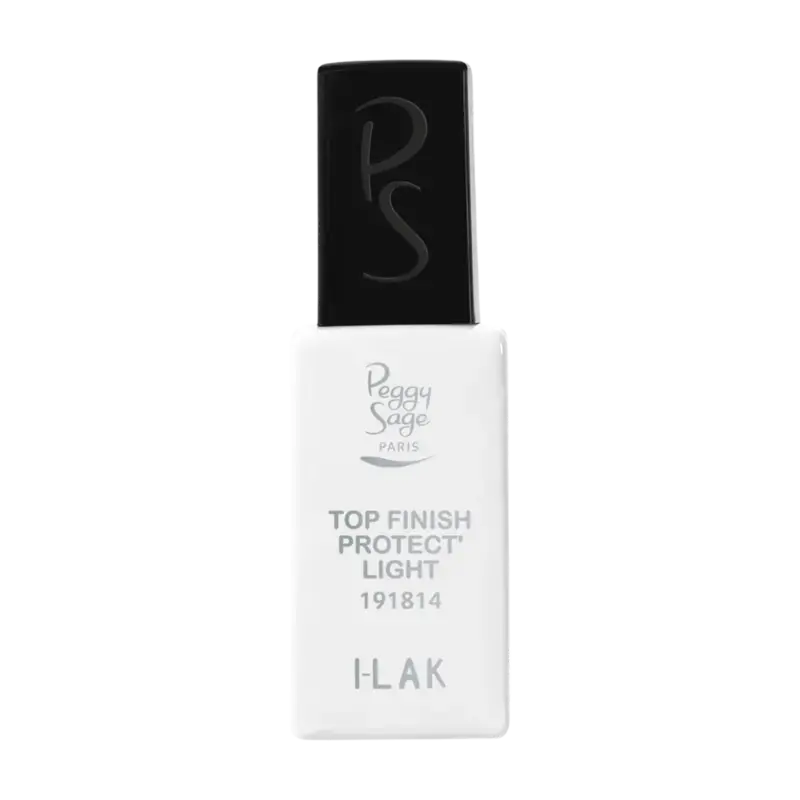 Billig Peggy Sage I-Lak Semi-Permanent Top Finish 11ml Protect‘d Light