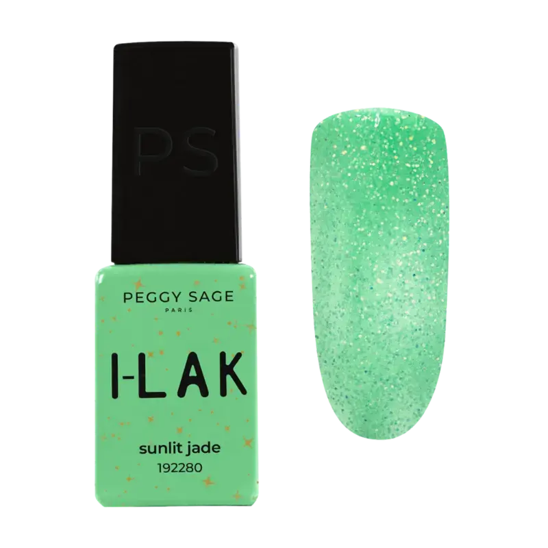 Neu Im Sortiment Peggy Sage I-Lak Semi-Permanent Nail Lacquer 5ml Sunlit Jade
