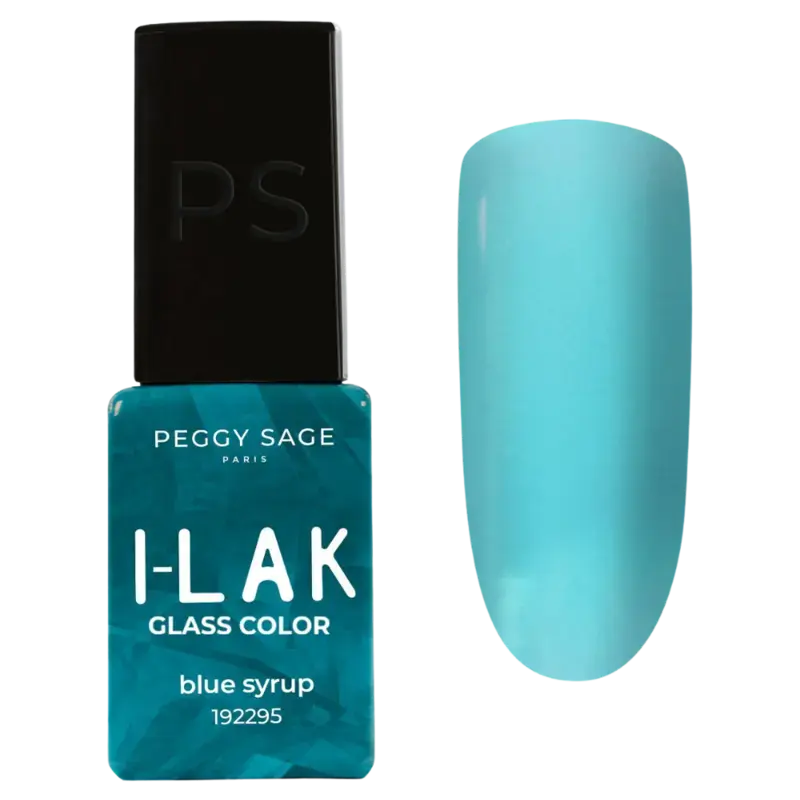 Peggy Sage Semi-Permanent Lacquer Glass Color 5ml Blue Syrup Finale Aktion