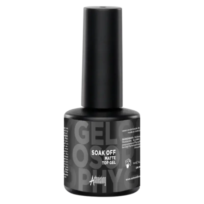 Neu Im Sortiment Astonishing Soak Off Matte Top Gel 7ml