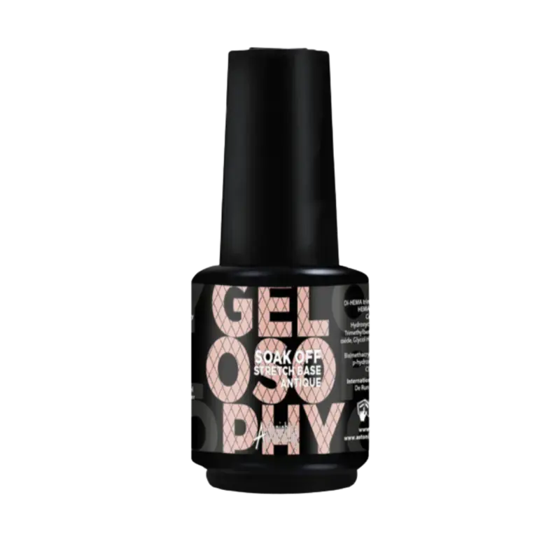 Astonishing Gelosophy Soak Off Stretch Base 15ml Antique Neu Im Sortiment