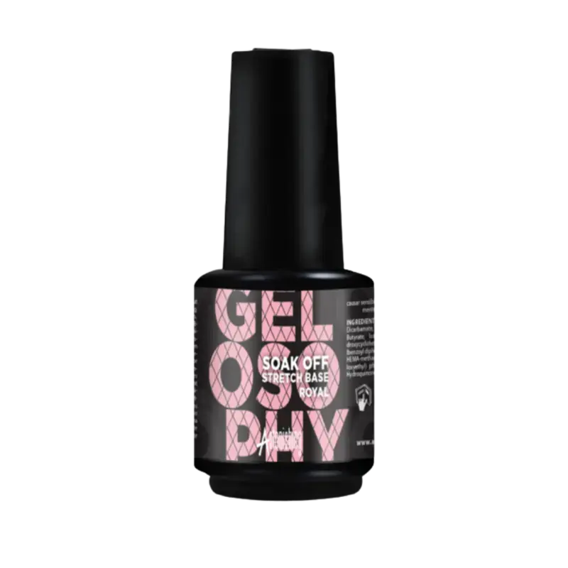 Astonishing Gelosophy Soak Off Stretch Base 15ml Royal Geprüft