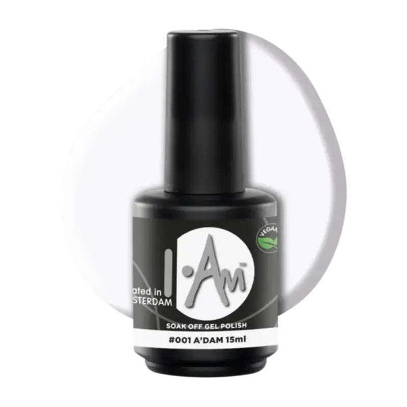 I.Am Soak Off Gel Polish 15ml 001 A‘dam Nur Heute