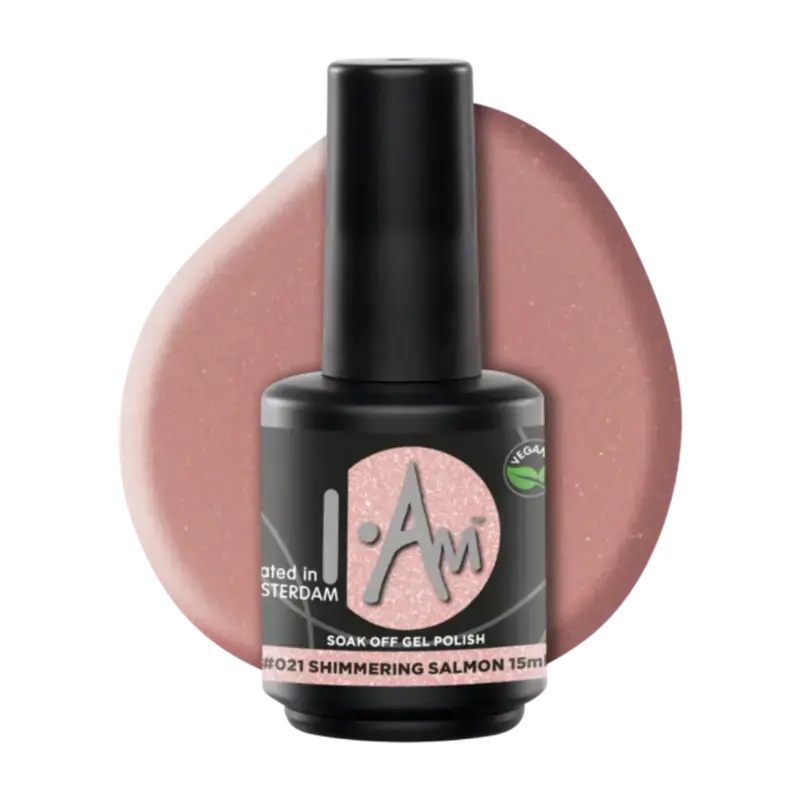 I.Am Soak Off Gel Polish 15ml 021 Shimmering Salmon Preis Gesenkt