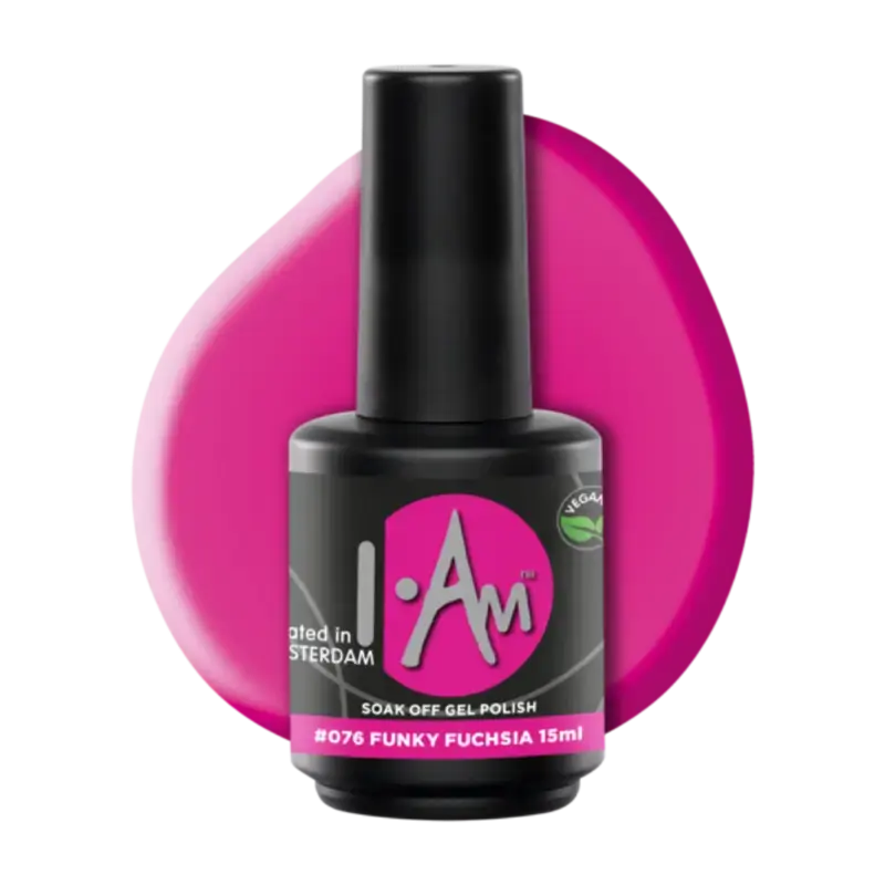 I.Am Soak Off Gel Polish 15ml 076 Funky Fuchsia Super-Preis