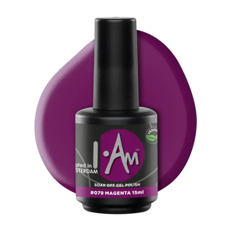 Rabatt I.Am Soak Off Gel Polish 15ml 079 Magenta