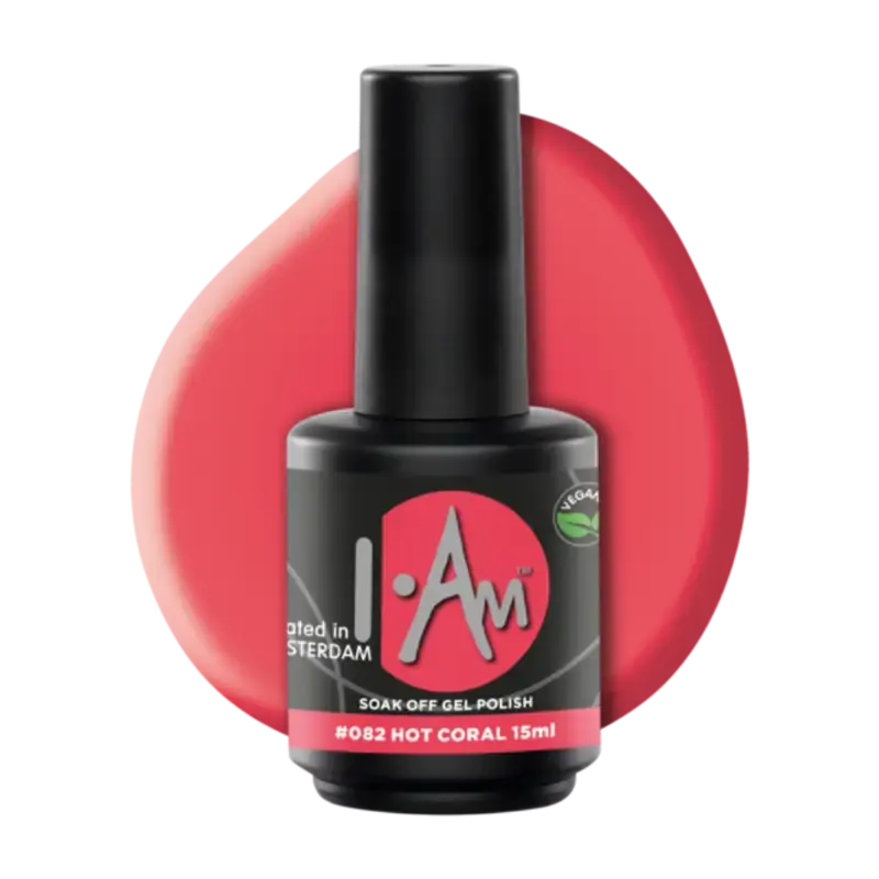 I.Am Soak Off Gel Polish 15ml 082 Hot Coral Preisreduziert