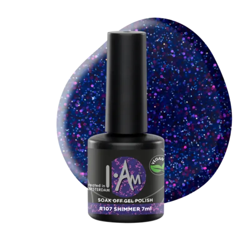 I.Am Soak Off Gel Polish 7ml 107 Shimmer Markenware