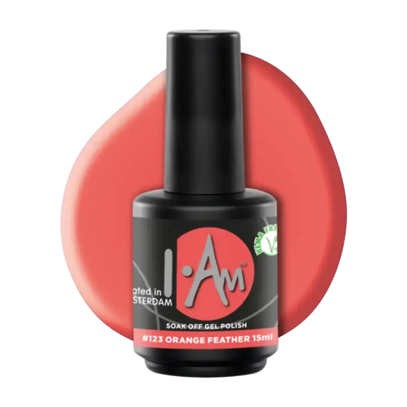 Garantierte Lieferung I.Am Soak Off Gel Polish 15ml 123 Orange Feather