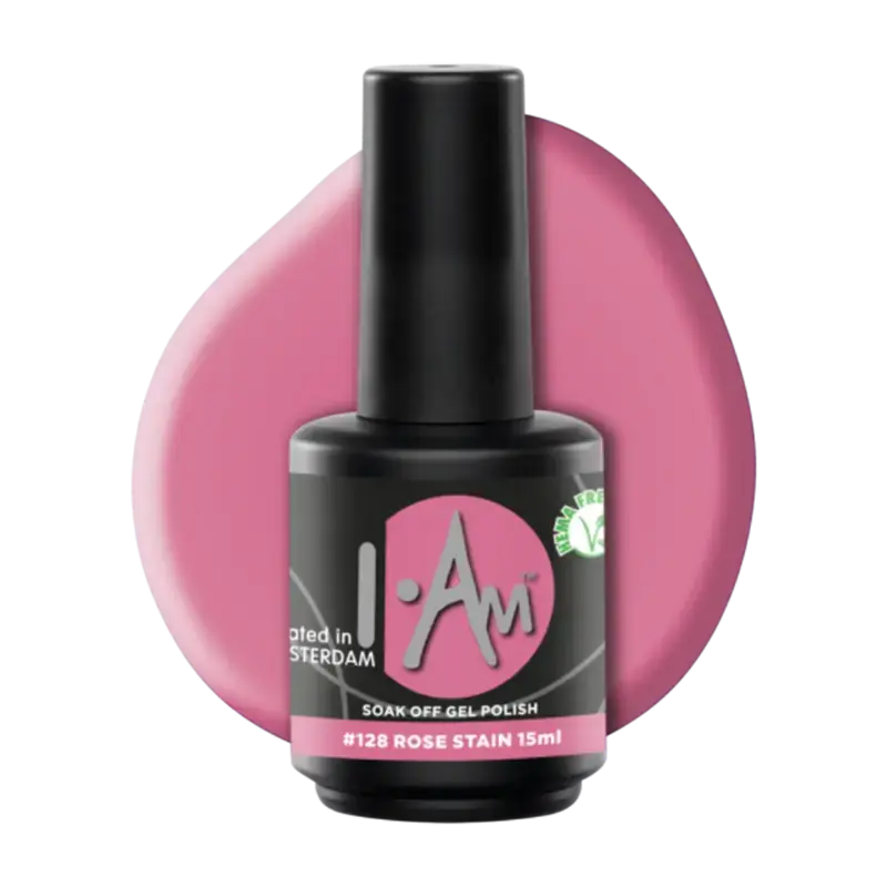 I.Am Soak Off Gel Polish 15ml 128 Rose Stain Heißes Angebot