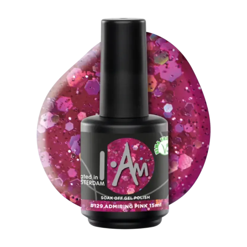 Schneller Versand I.Am Soak Off Gel Polish 15ml 129 Admiring Pink