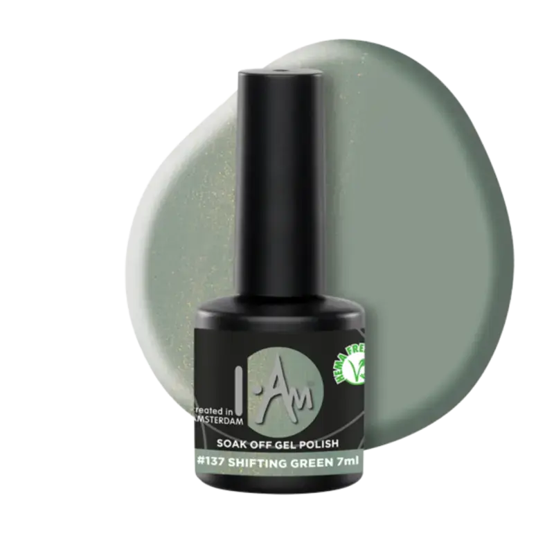 Bestpreis I.Am Soak Off Gel Polish 7ml 137 Shifting Green