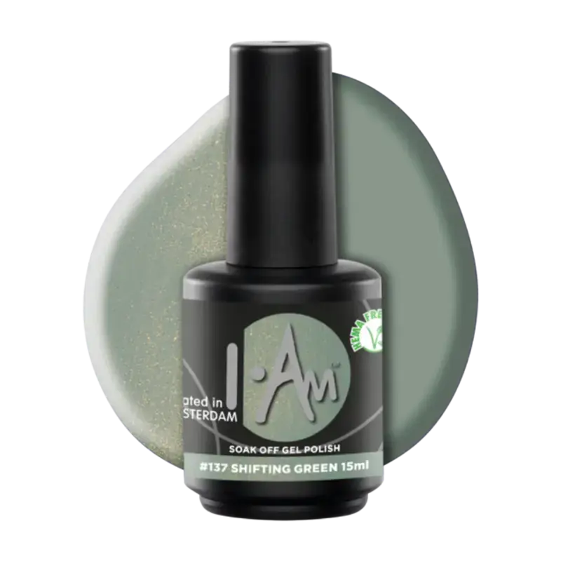 I.Am Soak Off Gel Polish 15ml 137 Shifting Green Letzte Chance