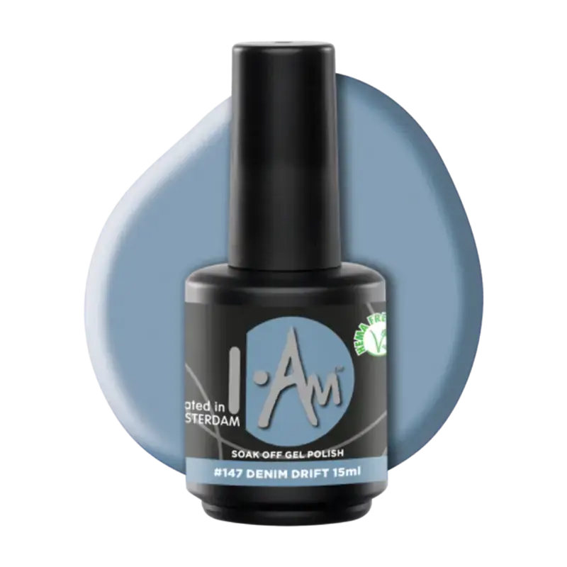 Versand Am Gleichen Tag I.Am Soak Off Gel Polish 15ml 147 Denim Drift