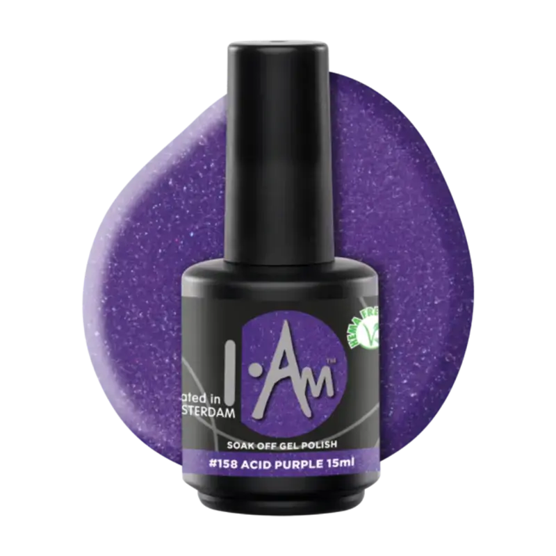 Markenware I.Am Soak Off Gel Polish 15ml 158 Acid Purple