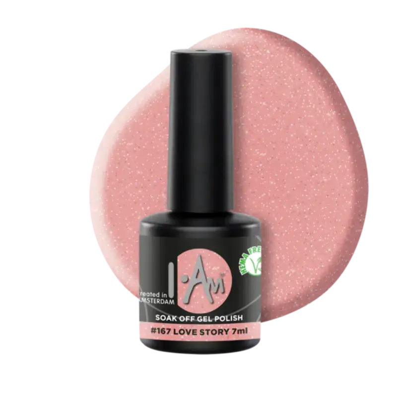 I.Am Soak Off Gel Polish 7ml 167 Love Story Nur Für Kurze Zeit