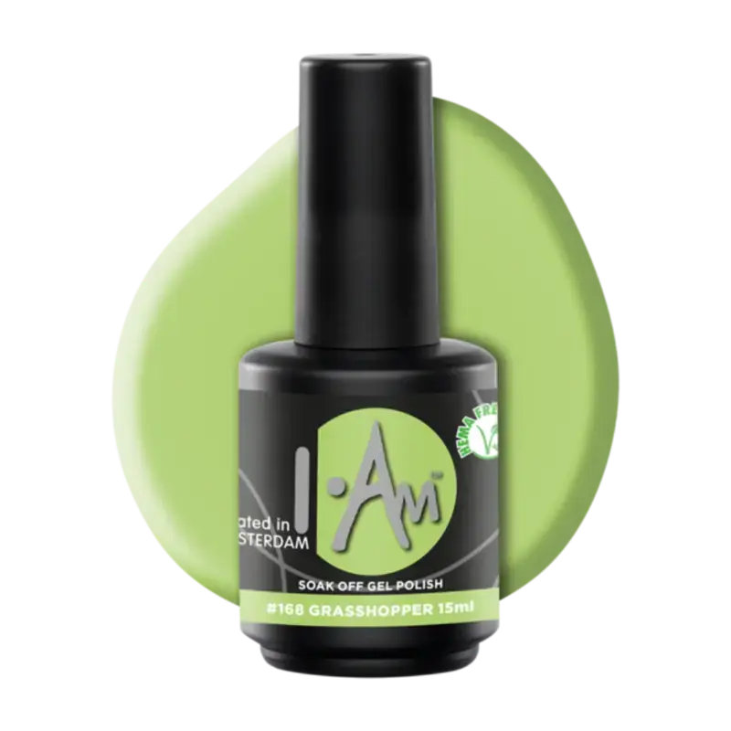 Sale I.Am Soak Off Gel Polish 15ml 168 Grasshopper