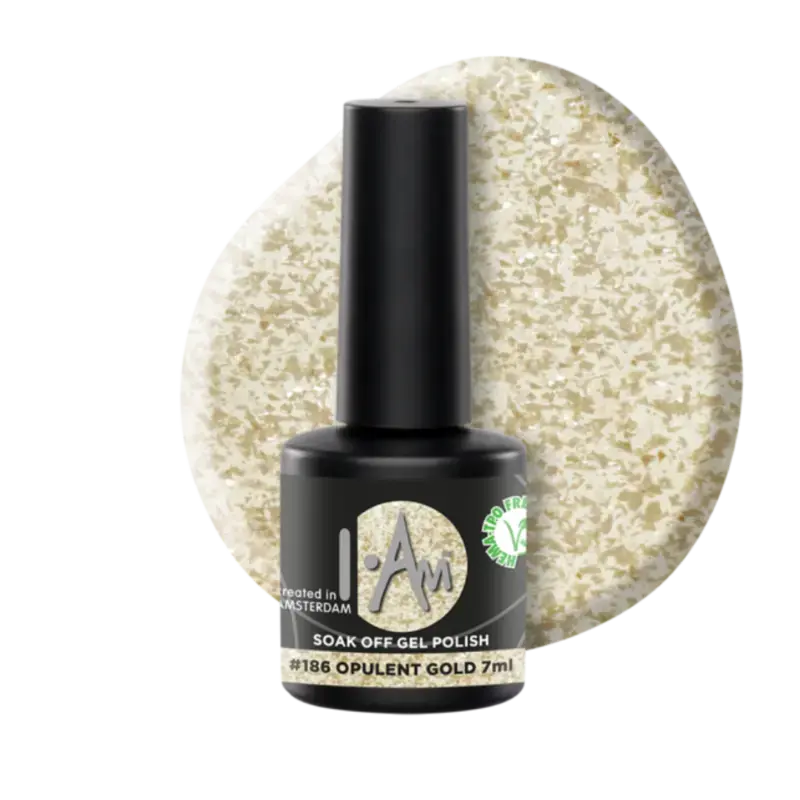 Expressversand I.Am Soak Off Gel Polish 7ml 186 Opulent Gold