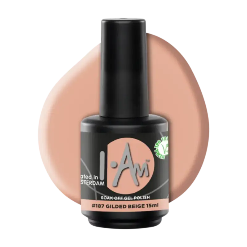 Schnäppchen I.Am Soak Off Gel Polish 15ml 187 Gilded Beige