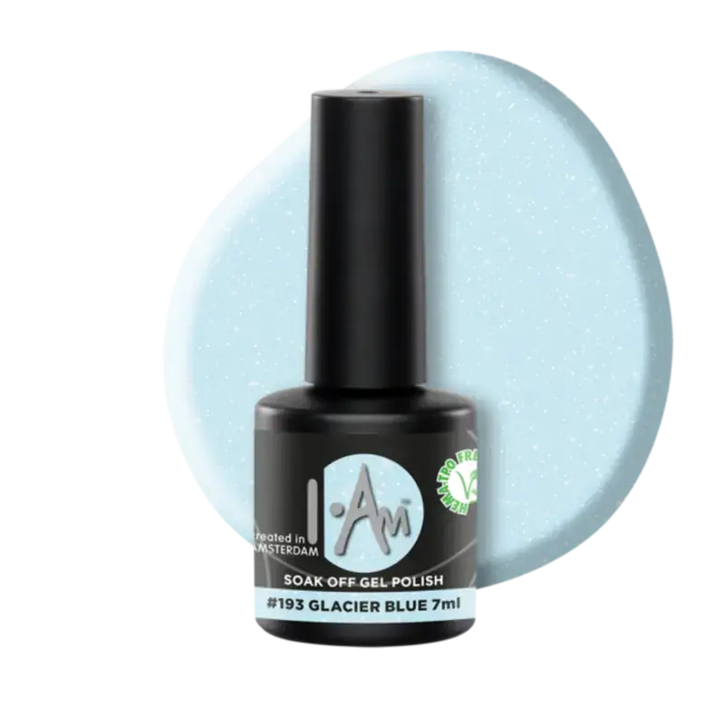 I.Am Soak Off Gel Polish 7ml 193 Glacier Blue Top-Seller