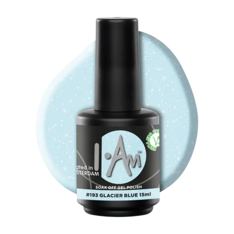 I.Am Soak Off Gel Polish 15ml 193 Glacier Blue Geprüft