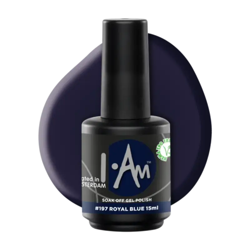 I.Am Soak Off Gel Polish 15ml 197 Royal Blue Heißes Angebot