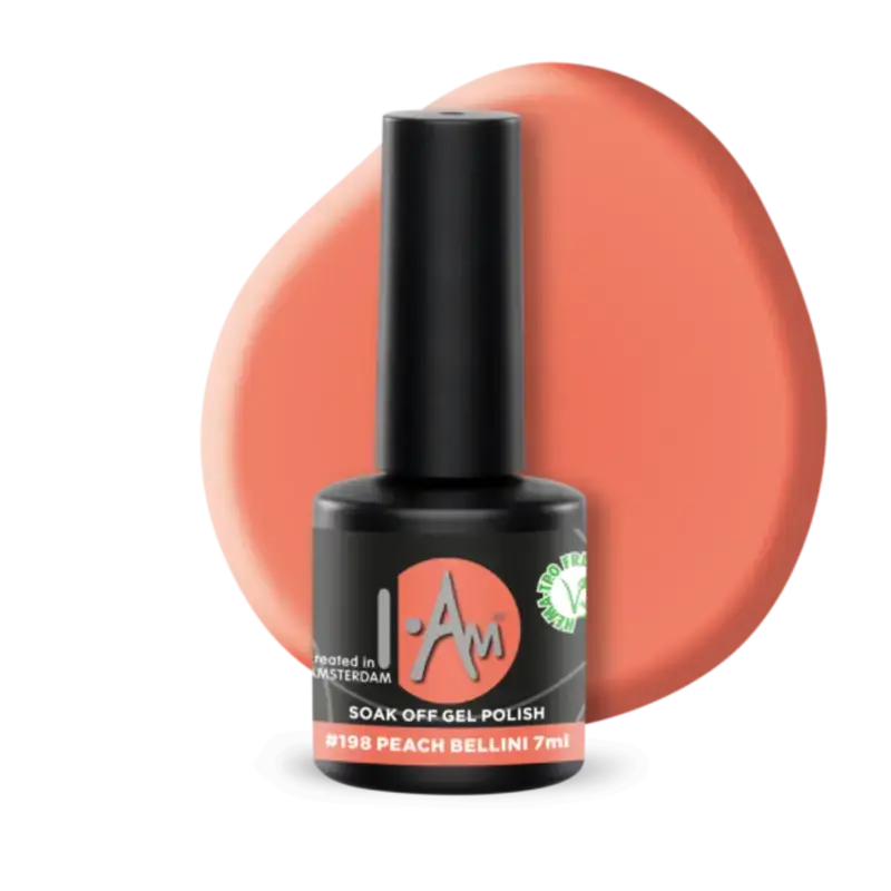 Billig I.Am Soak Off Gel Polish 7ml 198 Peach Bellini