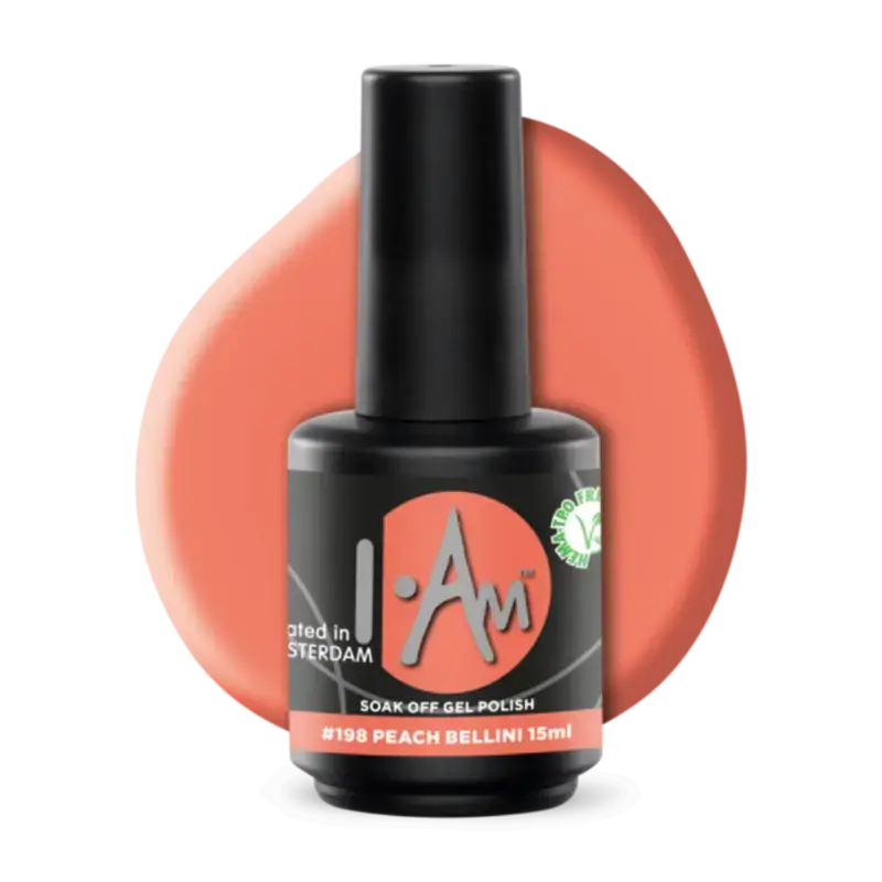 I.Am Soak Off Gel Polish 15ml 198 Peach Bellini Sofort Bestellen