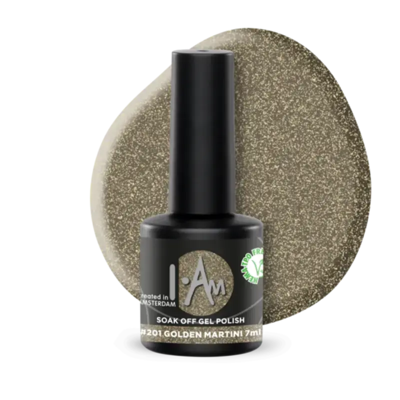 I.Am Soak Off Gel Polish 7ml 201 Golden Martini Rabatt