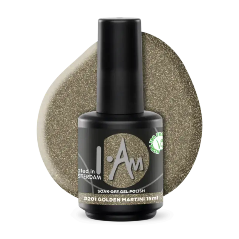 I.Am Soak Off Gel Polish 15ml 201 Golden Martini Preis Gesenkt