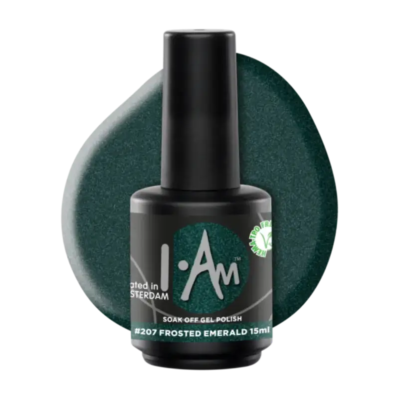 I.Am Soak Off Gel Polish 15ml 207 Frosted Emerald Sale