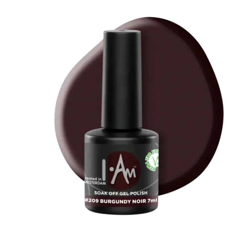I.Am Soak Off Gel Polish 7ml 209 Burgundy Noir Garantierte Lieferung