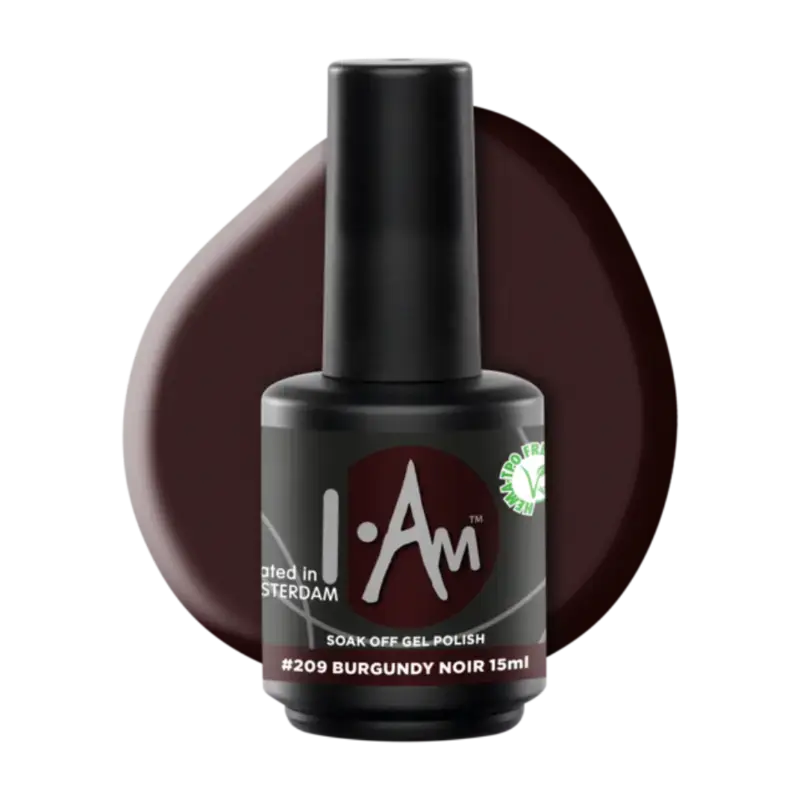 Preisknaller I.Am Soak Off Gel Polish 15ml 209 Burgundy Noir