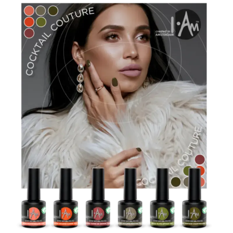 Neu I.Am Soak Off Gel Polish Collection 6pcs Cocktail Couture