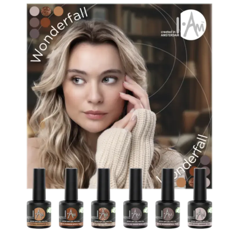 I.Am Soak Off Gel Polish Collection 6pcs Wonderfall Markenprodukt