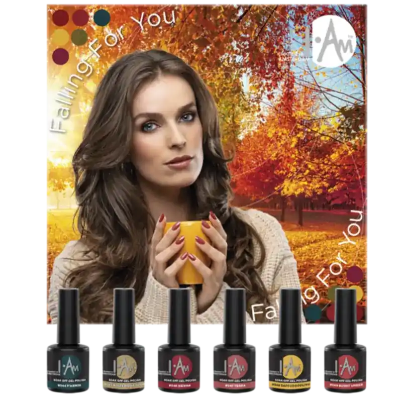 I.Am Soak Off Gel Polish Collection 6pcs Falling For You Must-Have