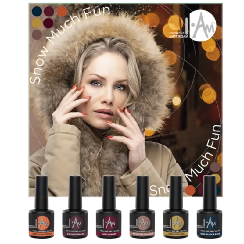 I.Am Soak Off Gel Polish Collection 6pcs Snow Much Fun Beliebt