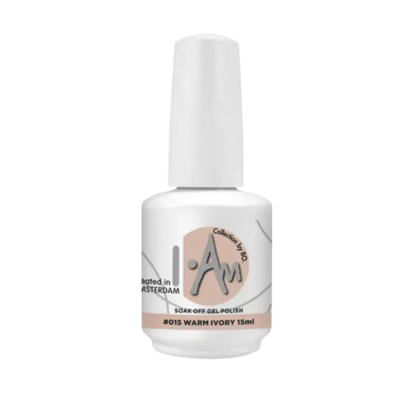 I.Am By BO. Soak Off Gel Polish 15ml 015 Warm Ivory Sonderaktion