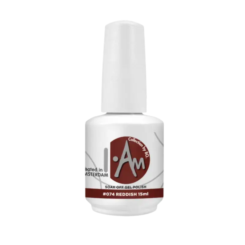 I.Am By BO. Soak Off Gel Polish 15ml 074 Reddish Must-Have