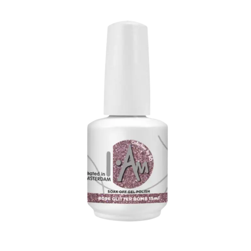 Saisonangebot I.Am By BO. Soak Off Gel Polish 15ml 096 Glitter Bomb