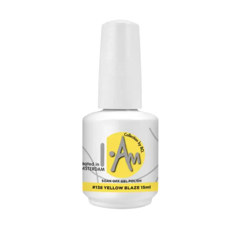 Letzte Chance I.Am By BO. Soak Off Gel Polish 15ml 138 Yellow Blaze