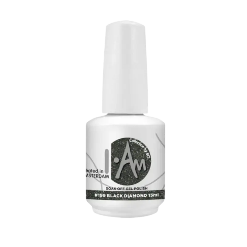 I.Am By BO. Soak Off Gel Polish 15ml 199 Black Diamond Expressversand