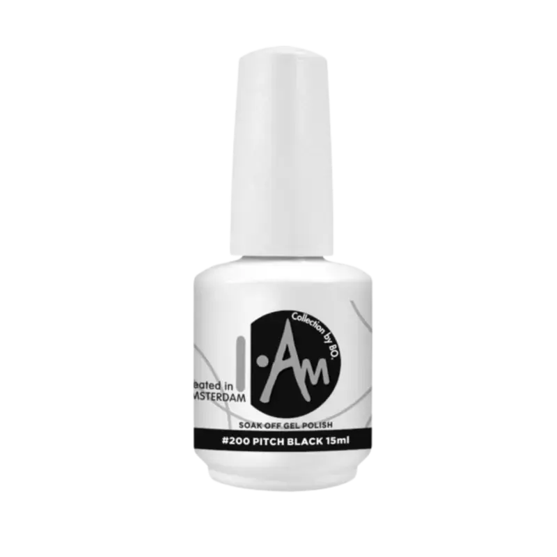 Preisreduziert I.Am By BO. Soak Off Gel Polish 15ml 200 Pitch Black