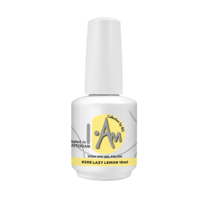 Bestseller I.Am By BO. Soak Off Gel Polish 15ml 208 Lazy Lemon