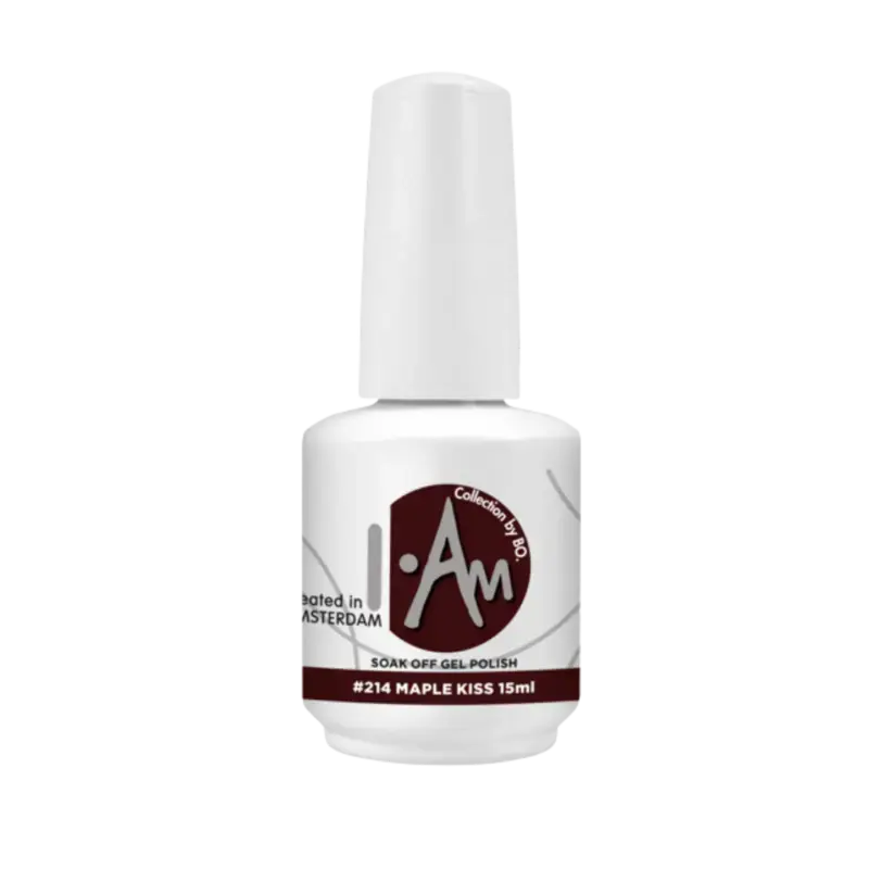I.Am By BO. Soak Off Gel Polish 15ml 214 Maple Kiss Neu