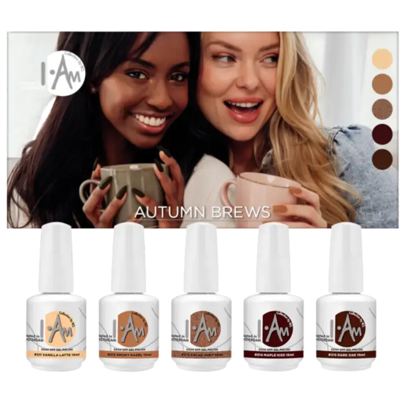 Begrenztes Angebot I.Am By BO. Soak Off Gel Polish Collection Autumn Brews