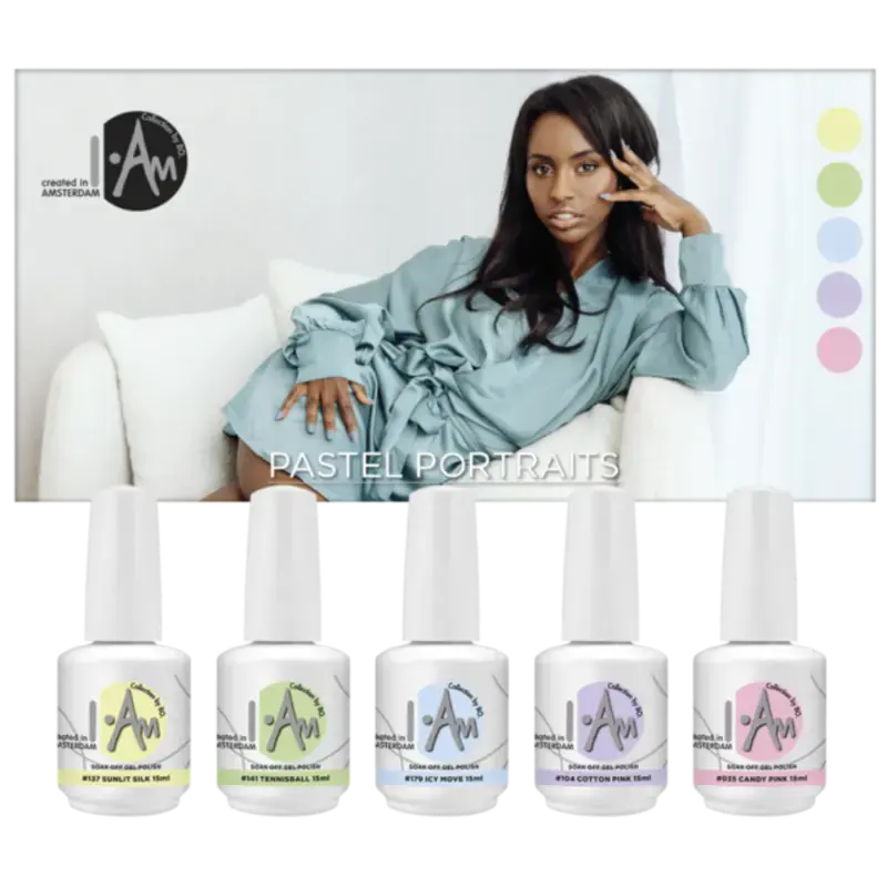 I.Am By BO. Soak Off Gel Polish Collection Pastel Portraits Meistverkauft